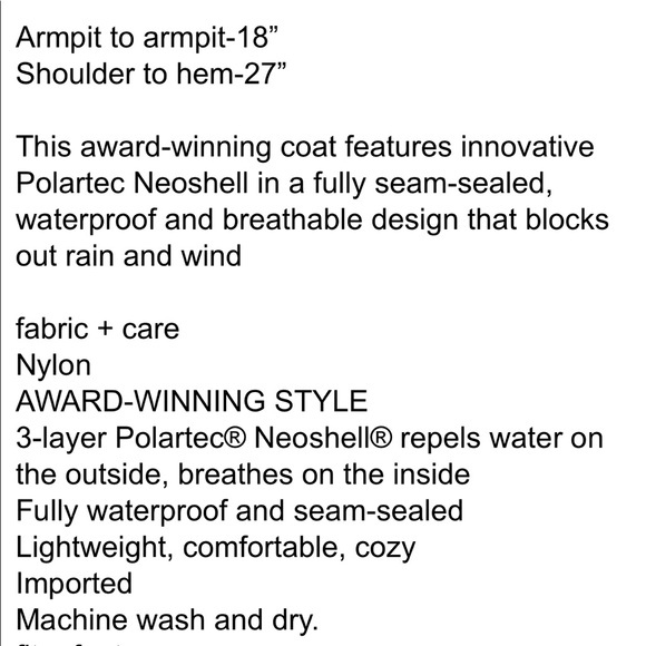 Athleta Overcast Rain Coat - Maroon - photo 3 is most accurate photo of color 💖 - Picture 5 of 5